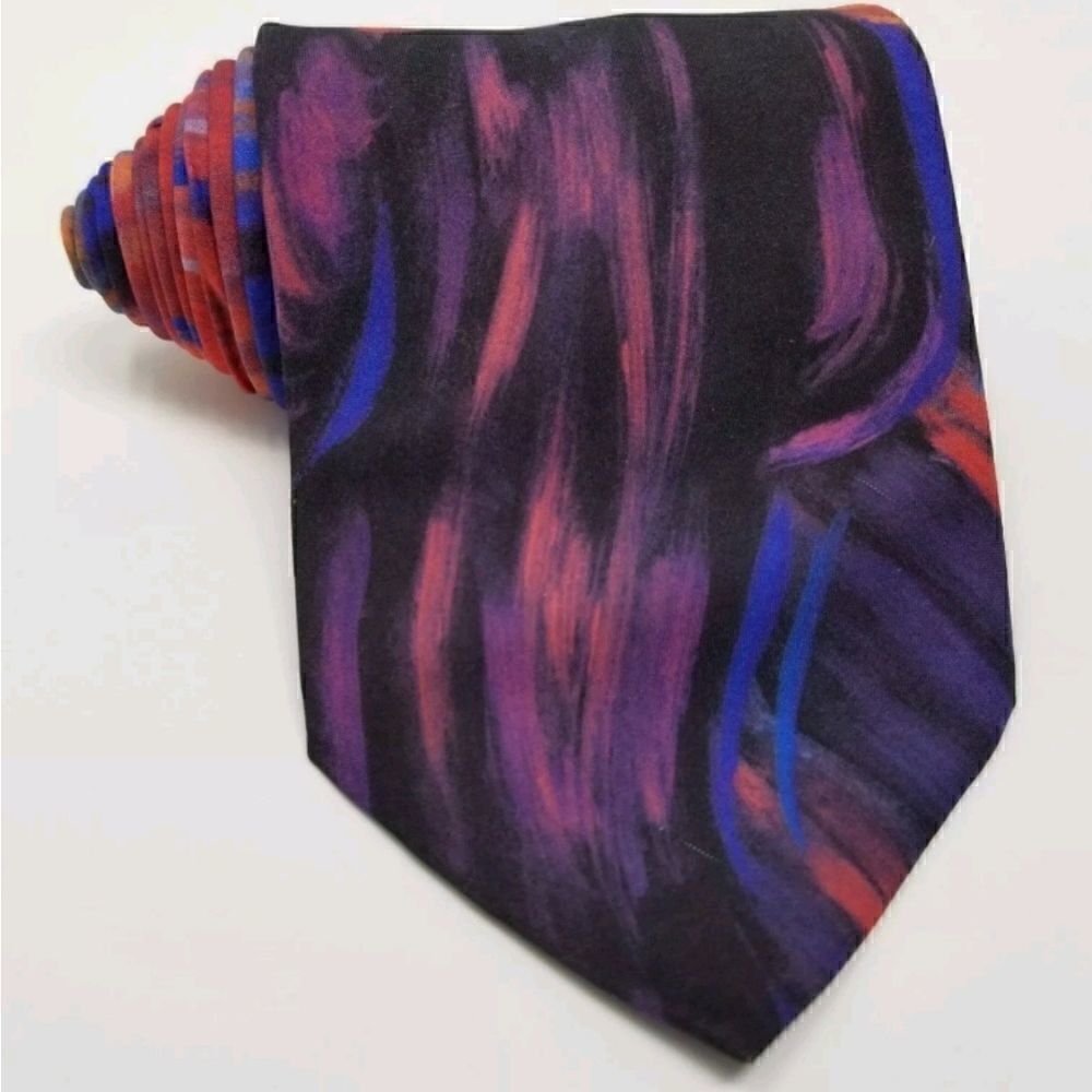 Ralph Marlin Purple Edward Munch The Scream Tie